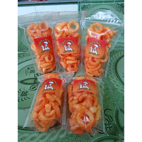 

camilan kering/keripik kering/ring keju/jajan murah