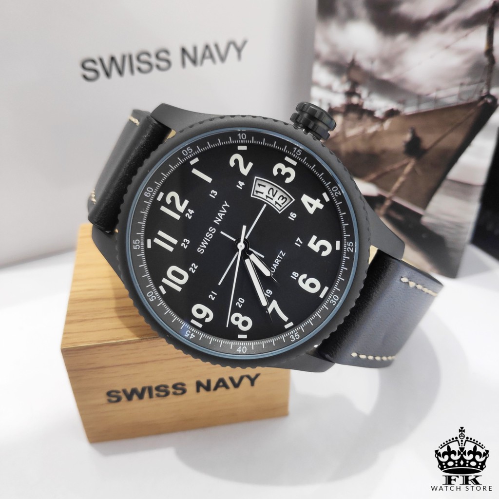 SWISS NAVY 8821 ORIGINAL Jam Tangan Pria SWISS NAVY Analog