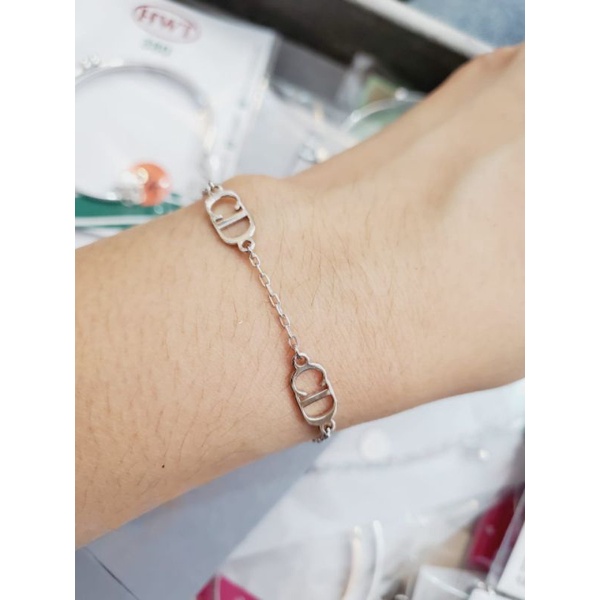 Gelang EMAS christian dior CD kadar 375 / 8k