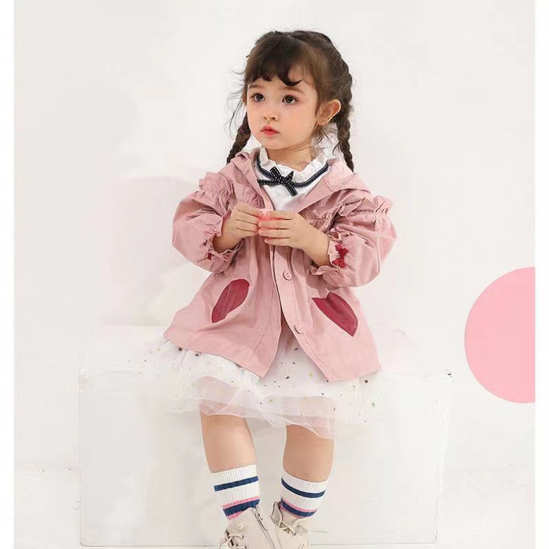 【Happy Baby】0-4Tahun Jaket Anak Fashion Style Elegant Motif Bungga  WT07