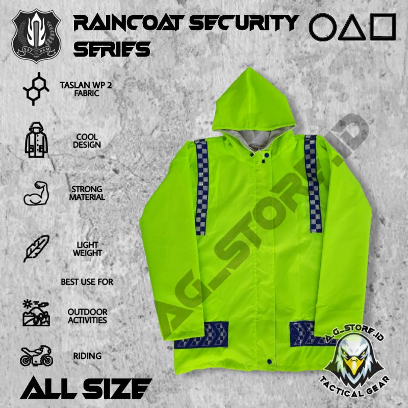 Jas hujan security polos