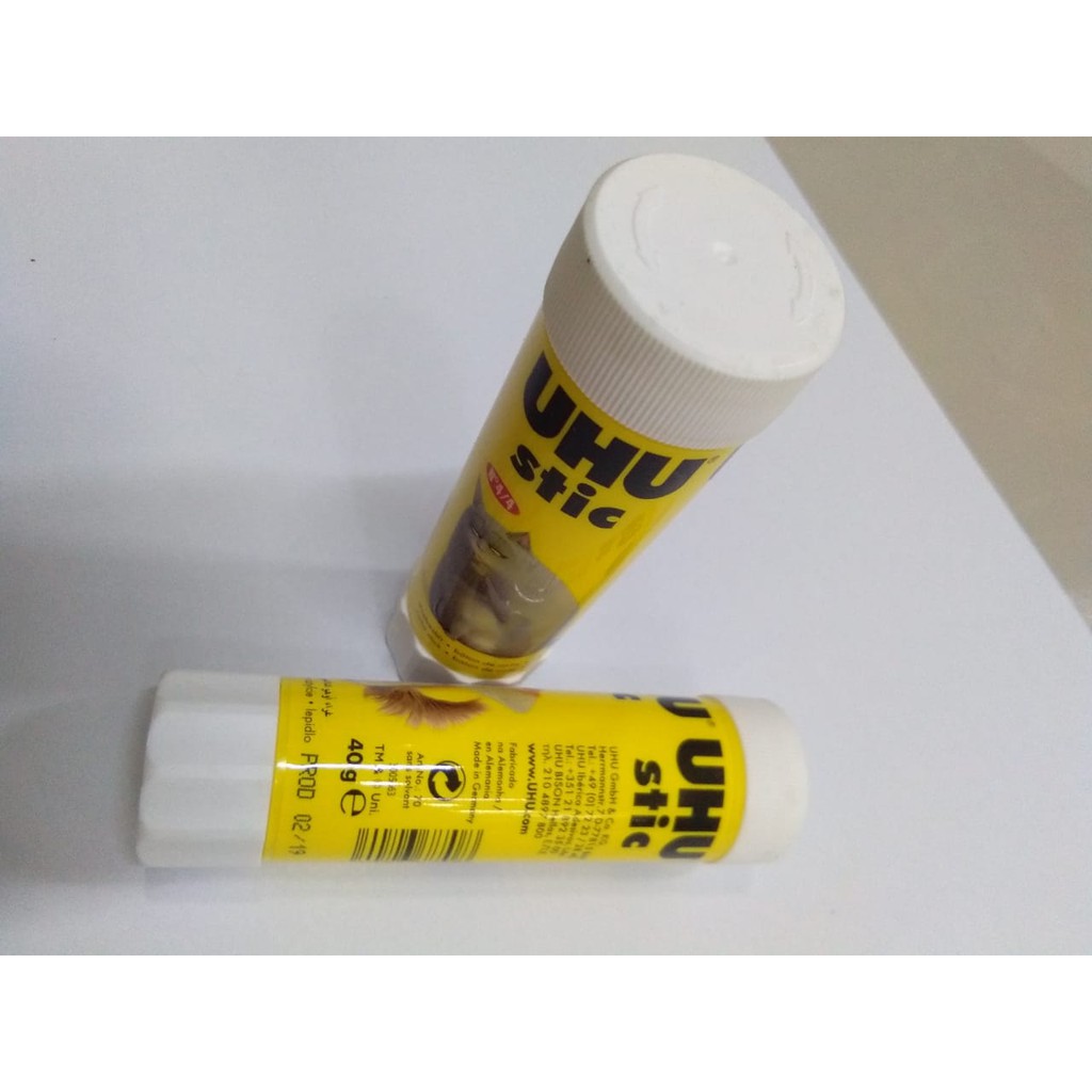 

UHU GLUE STICK 40gr lem perekat lem kertas stik