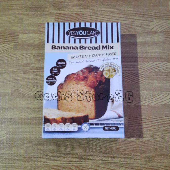 

TEPUNG YES YOU CAN BANANA BREAD MIX 450 GR - GLUTEN FREE