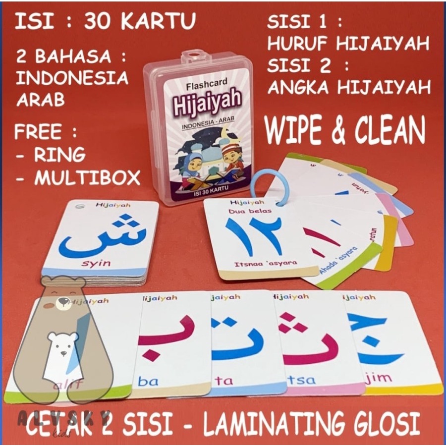 FLASHCARD EDUKASI ANAK / MAINAN EDUKASI ANAK / KARTU PINTAR EDUKASI ANAK WIPE CLEAN