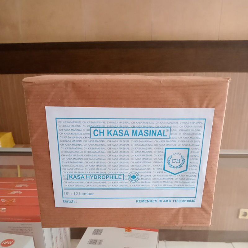 Kasa hydrophile kasa MASINAL isi 12 lembar