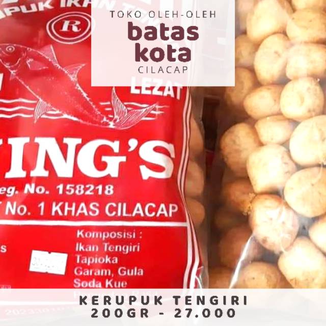 

Keripik Ikan tengiri 200gr