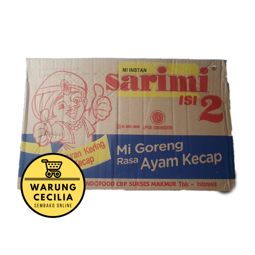 Sarimi Isi 2 Mie Goreng Ayam Kecap 1 Dus 24 Pcs - MIE INSTAN