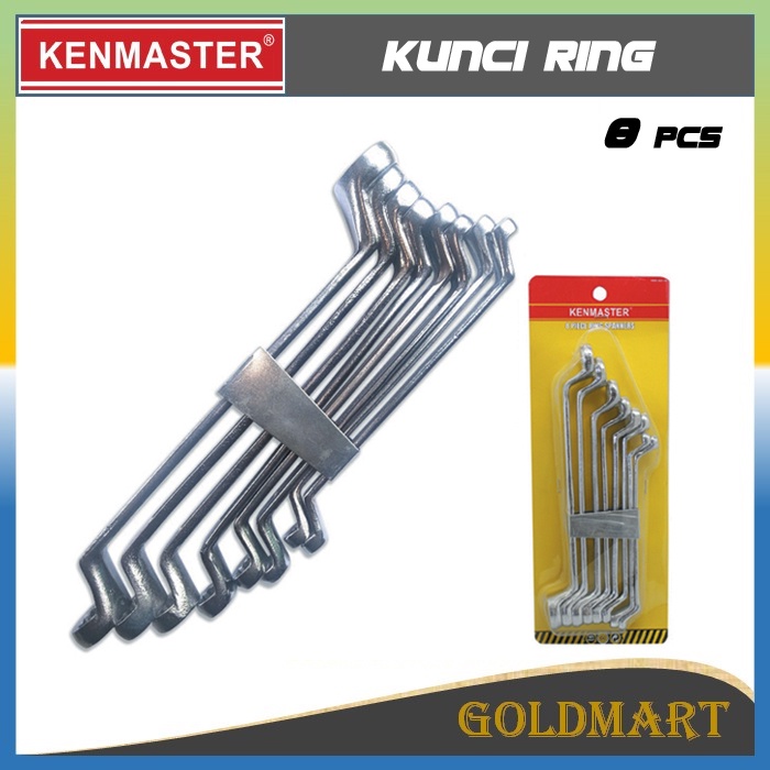 Kunci Ring 6-22 mm Original Kenmaster Kunci Ring Set 8 pcs