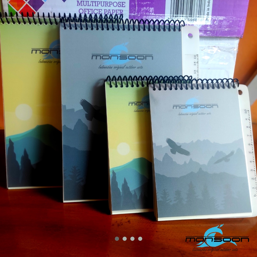 

Buku Anti Air A5 | Kertas Newtop | Monsoon Indonesia Outdoor Note