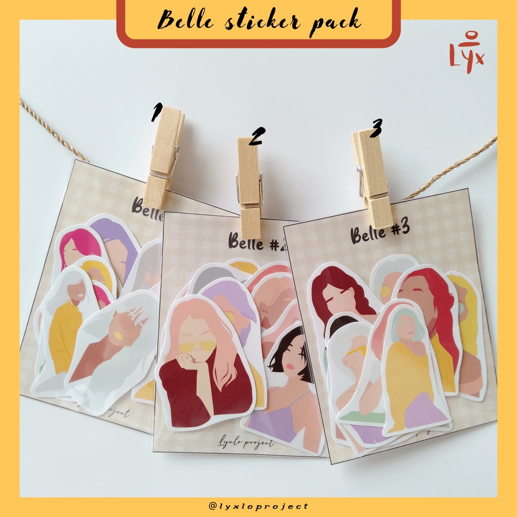 

Belle Sticker Pack