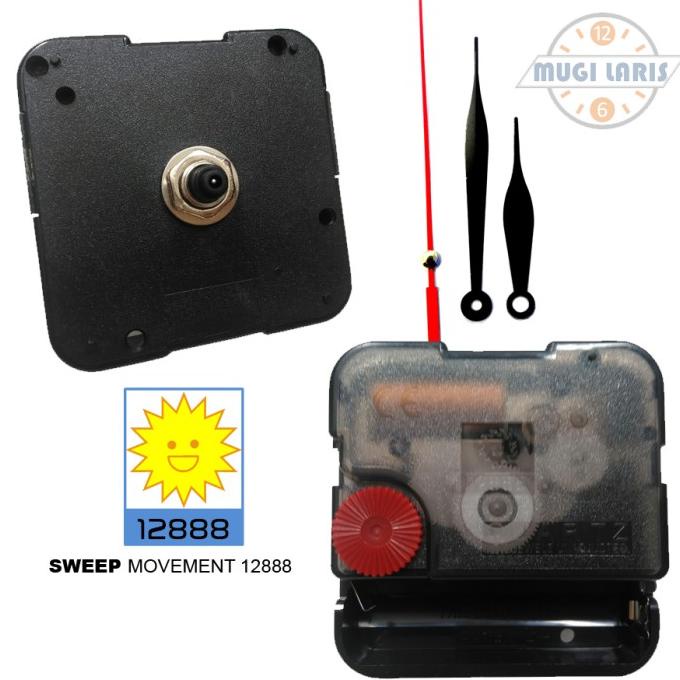 Mesin Jam Dinding 12888 Sweep