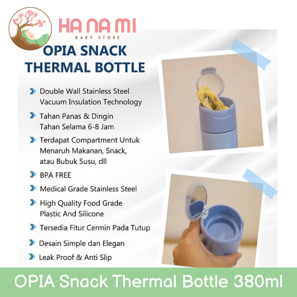 OPIA Snack Thermal Bottle 380ml / Termos