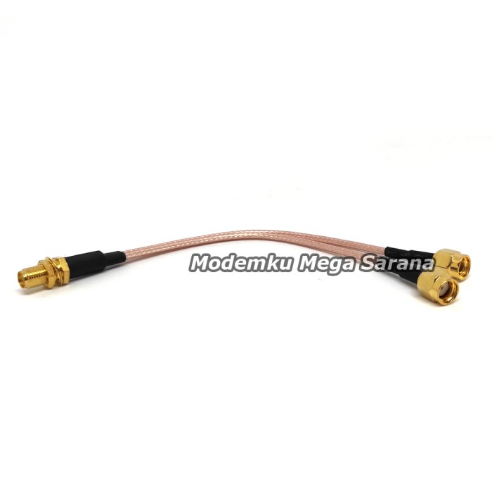 Splitter Cabang Pigtail RP-SMA Male To RP-SMA Male 2x utk 2 Modem