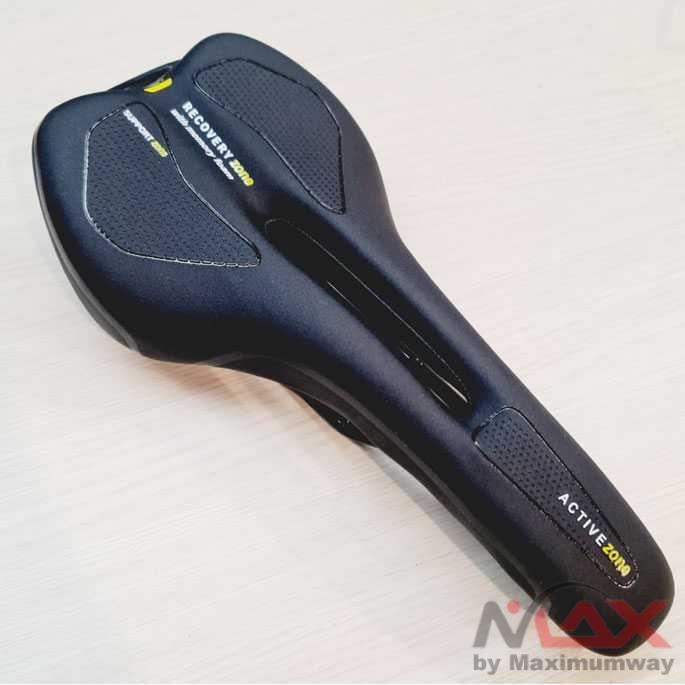 TaffSPORT Jok Sadel Sepeda Kulit Soft Pad Race Style - 2354H Warna Hitam