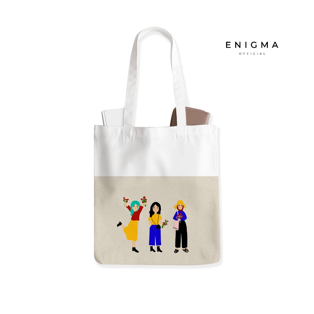 SALE TOTEBAG KANVAS ORIGINAL ENIGMA TOTEBAG KANVAS COLLECTION R