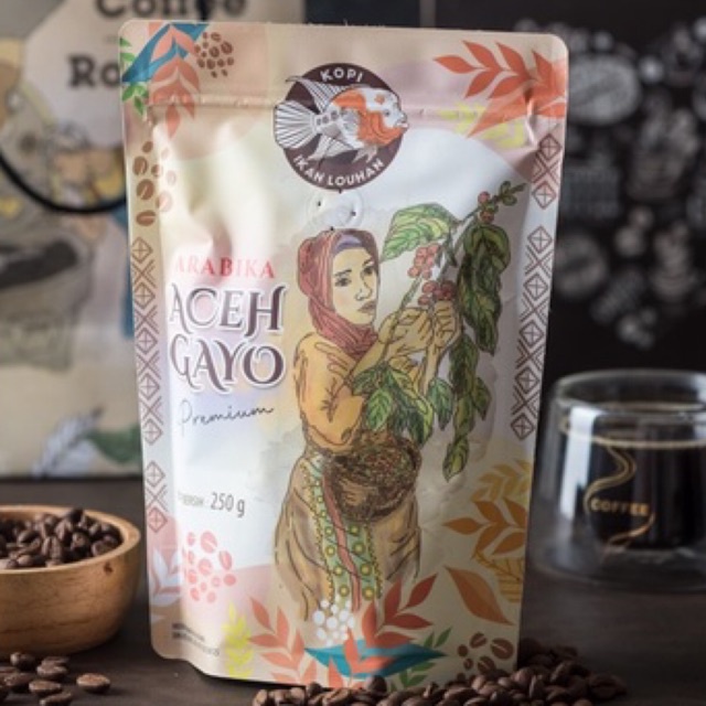 

KOPI ARABIKA ACEH GAYO ABYSINIA PREMIUM 250 GR