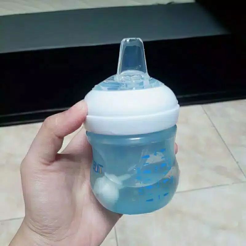 Dot Spout Silicon SN105 Sedotan Lembut Untuk Wideneck Natural untuk Belajar Minum