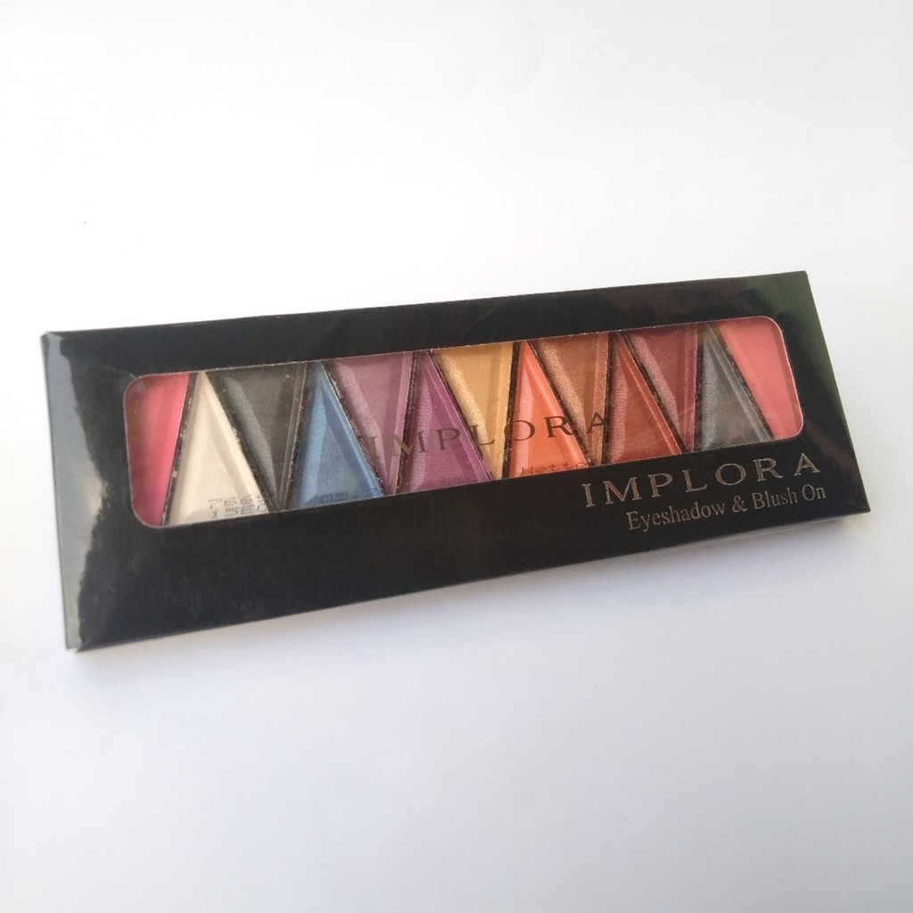 Implora Eyeshadow and Blush On Segitiga 7669D 13 Warna