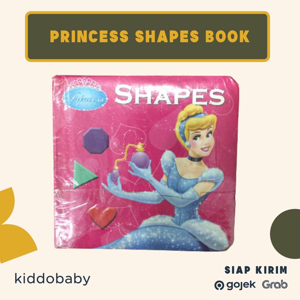 Princess Shapes Book | Buku Bacaan Anak