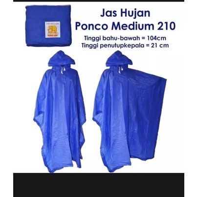 Jas hujan medium lengan