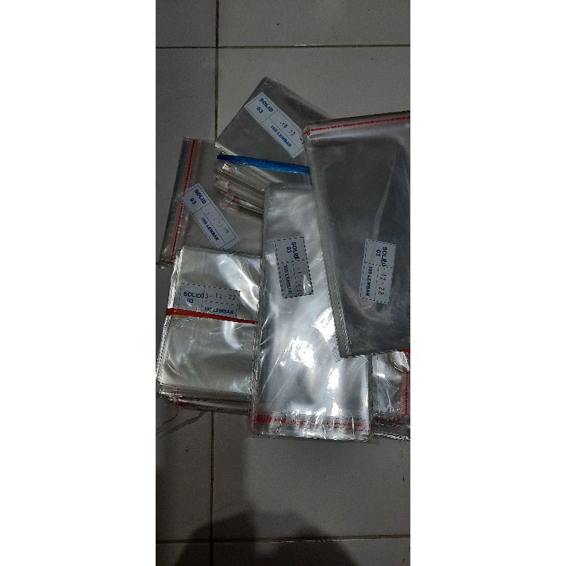 

#ECR# opp lem panjang 22cm, kantong ya, bukan one sheet: 10x22, 11x22, 14x22, 16x22. cocok untuk accesories, snack dan documen penting