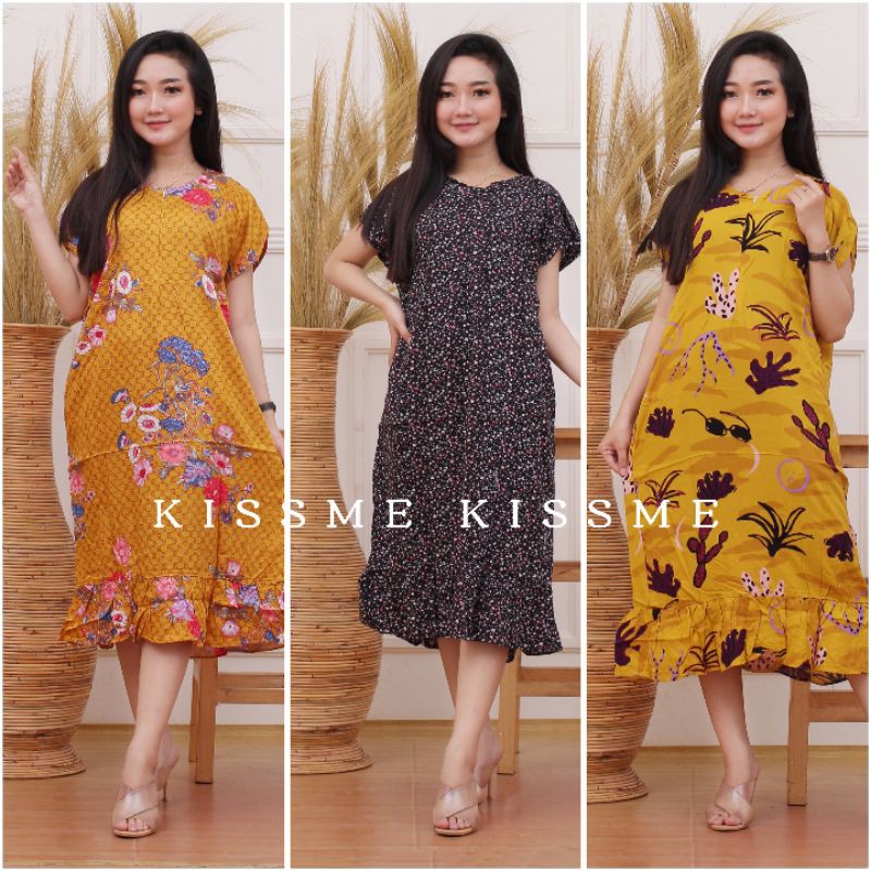 DASTER BAJU TIDUR KEKINIAN BUSUI MURAH ARAB JUMBO RAYON PREMIUM