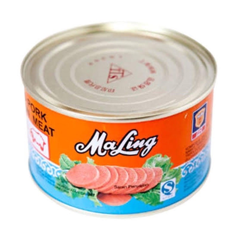 

Ma Ling Luncheon Pork 397Gram TTS/Luncheon Meat/Daging Ham Babi