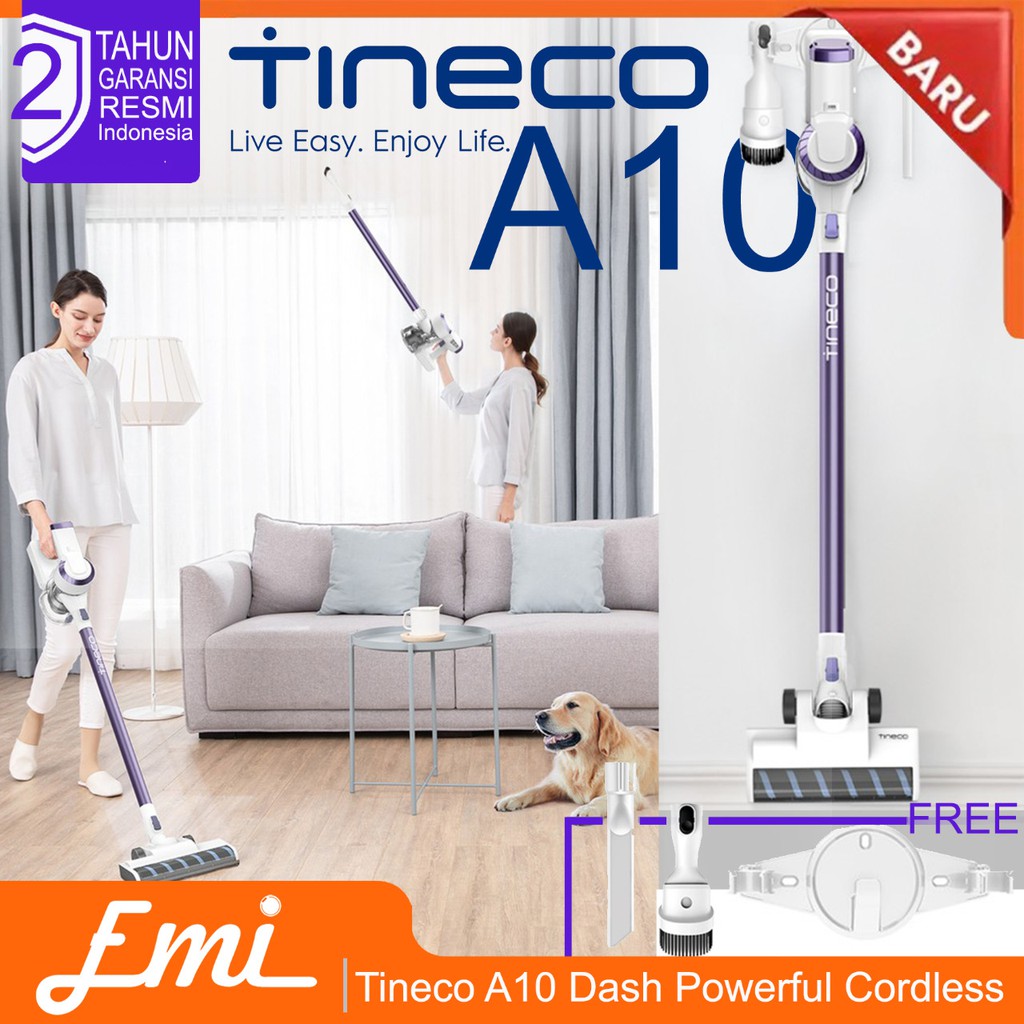 Tineco A10 Dash Powerful Cordless Stick Handheld Vacuum Cleaner Vakum