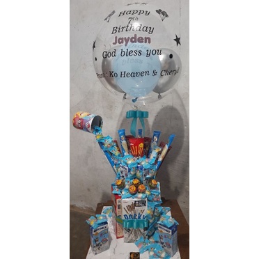 

Tower Snack Ballon snack cake balon bloom box balon