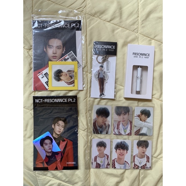 MERCH MERCHENDISE NCT 2020 RESONANCE PT 2 DOYOUNG NCT 127 ACRYLIC KEYRING SET - LENTICULAR PHOTO CAR