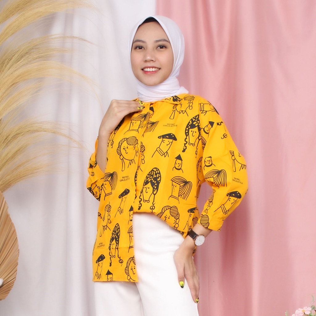 RX FASHION - KEMEJA RETRO PJ