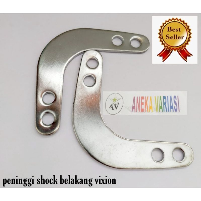 peninggi shock belakang vixion new- vixion old full chrome