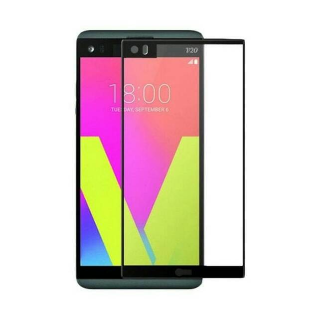 TEMPERED GLASS LG V20 COLOR FULL COVER TERMURAH