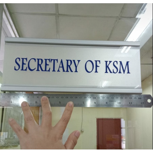 

PAPAN NAMA AKRILIK GESER / SLIDING