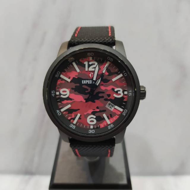 Jam Tangan Pria Expedition 6671 EXP 6671 E6671 Tali Kulit Kain