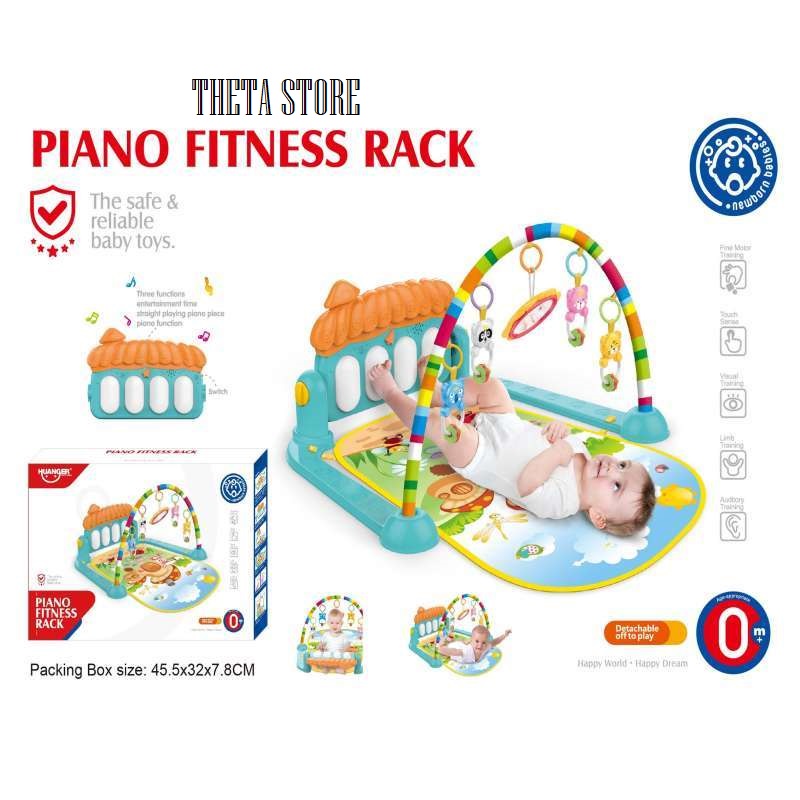 MAINAN PUZZLE MATRAS BAYI MAINAN BAYI PIANO FITNESS RACK HE0639 MAINAN EDUKASI BAYI MAINAN PIANO KAK