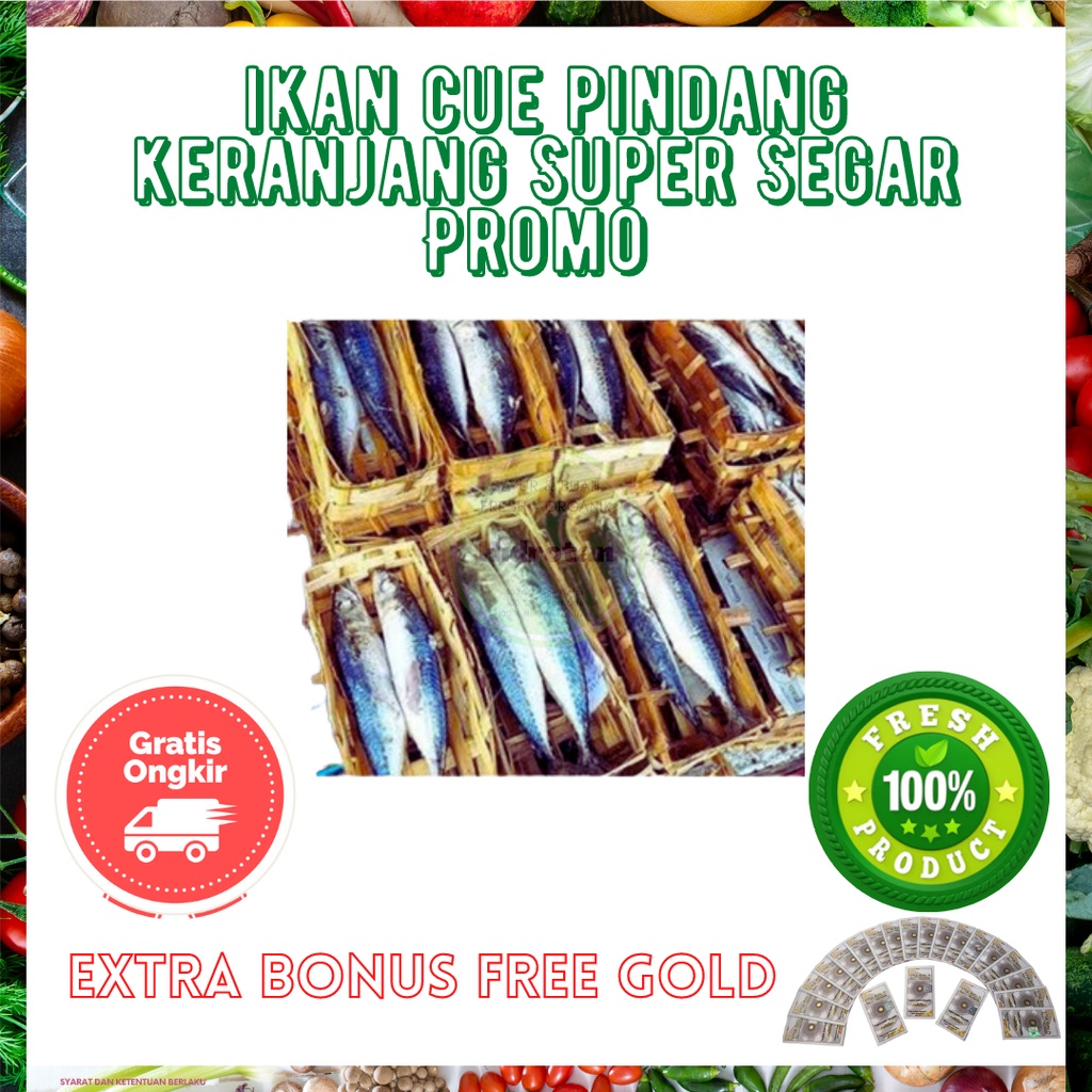

Ikan Cue Pindang Keranjang - Ikan Murah | Paket Makanan Segar | Seafood Combo Fresh ( Promo Free Emas )