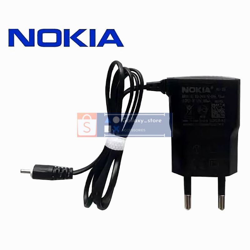 TC CHARGER NOKIA N70 LUBANG KECIL RING PUTIH ORIGINAL