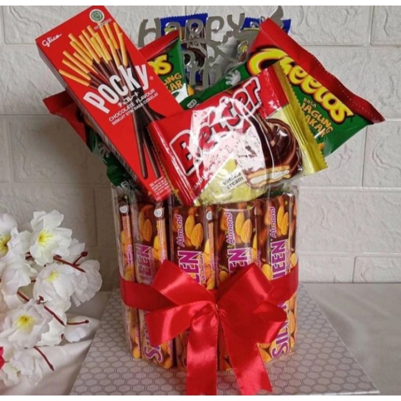 

Kue ultah snack / snack kekinian murah