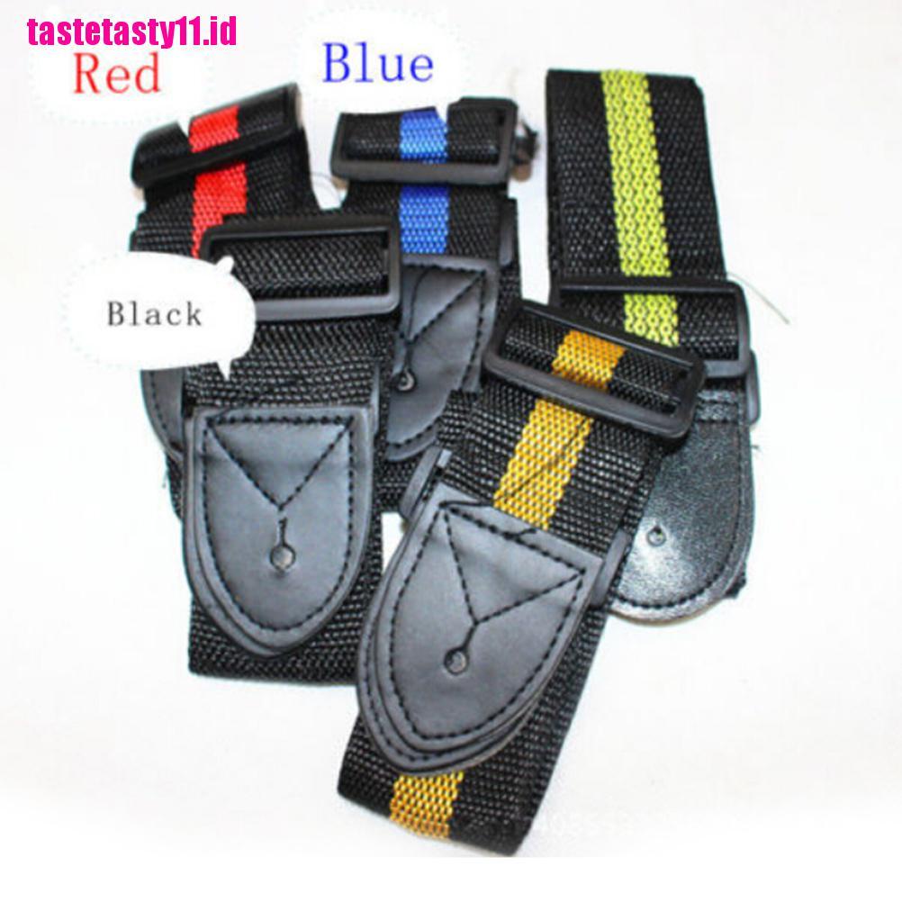 Strap Belt Adjustable Bahan Nilon Untuk Gitar Akustik / Elektrik / Bass