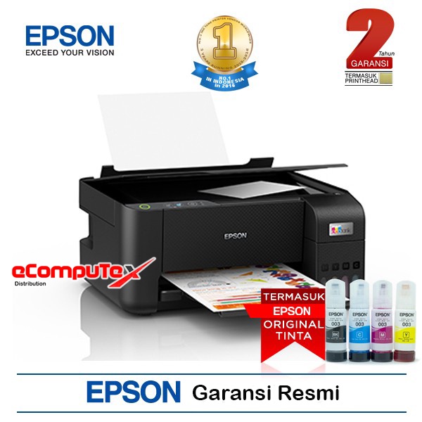 PRINTER EPSON L3210 / PRINTER EPSON L 3210  All in One Ink Tank Printer GARANSI RESMI