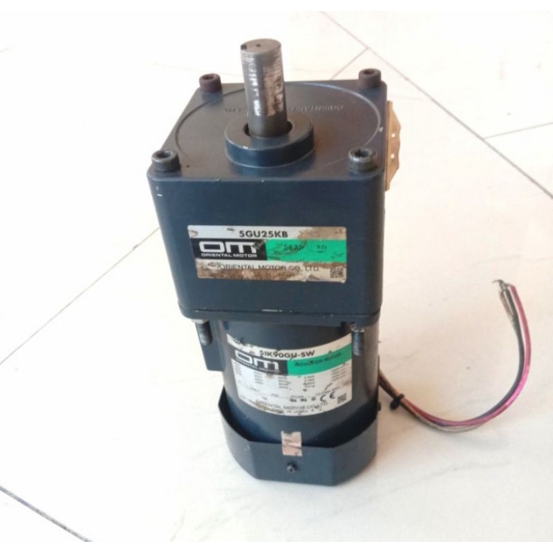 Ac Motor Gearbox Oriental Motor 220V 90W Ratio 1 : 25