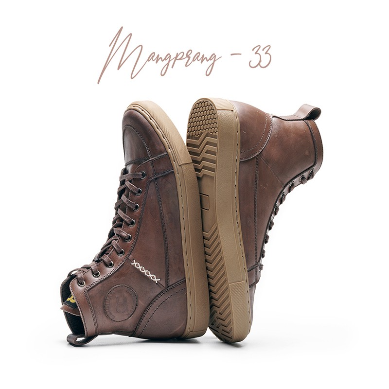 OC MANGPRANG SNEAKERS ORIGINAL LEATHER 100% BROWN