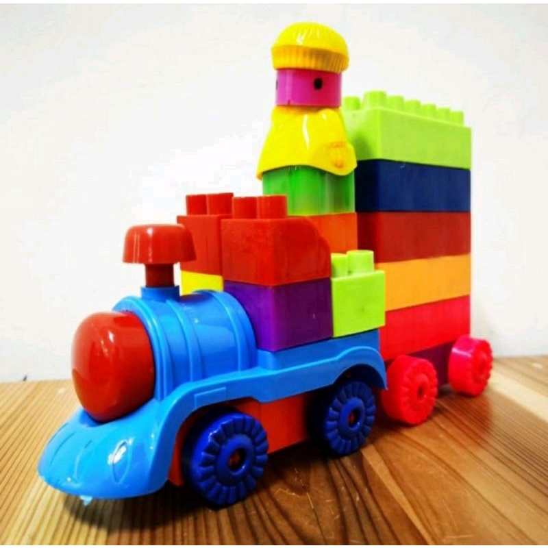 MAINAN LEGO KERETA API THOMAS BLOCKS INTELLECT KANTONG / BLOCK BLOK