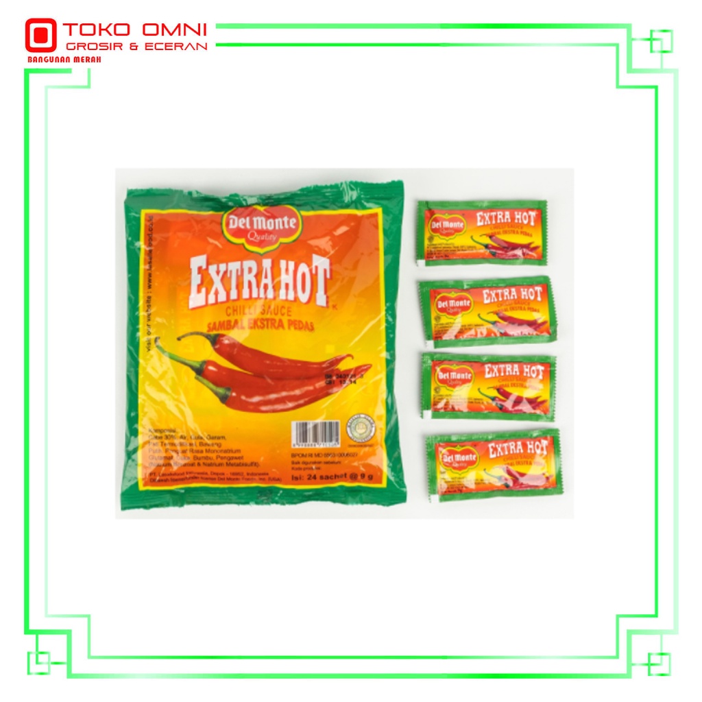 

DM SAUCE EXTRA HOT CHILI SAC 24X9g