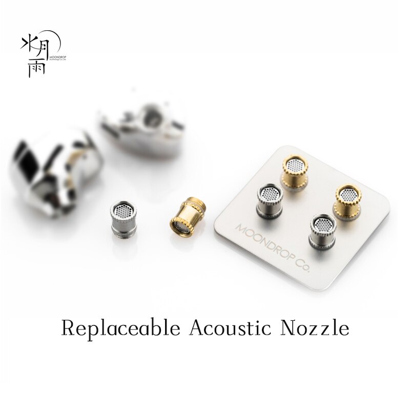 MOONDROP KATO Replaceable Co. Acoustic Nozzle Earphone Accessories Stainless Steel amp Brass