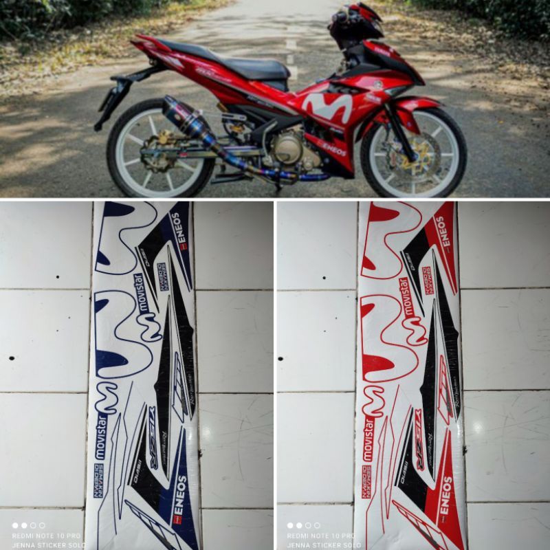 Striping variasi decal Mx King Movistar