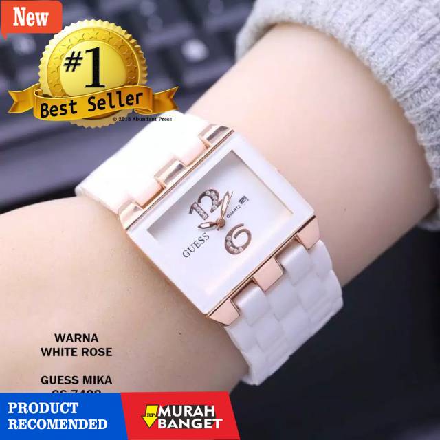 Jam analog wanita terbaik-  BEST SELLER  JAM TANGAN WANITA GS7428 GUESS MIKA