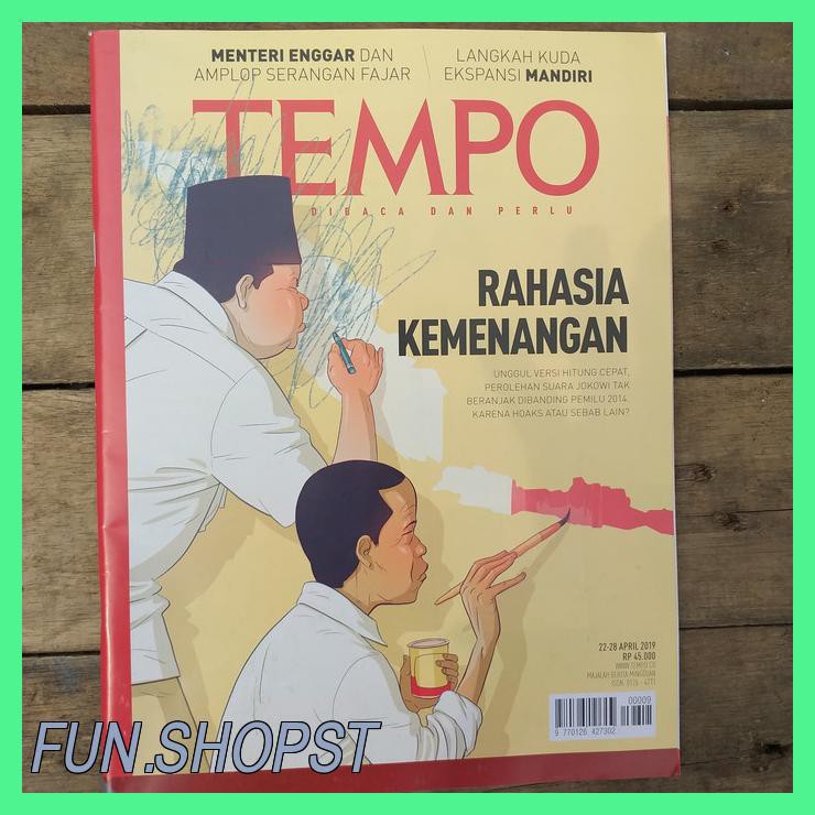 MAJALAH TEMPO 22-28 APRIL 2019