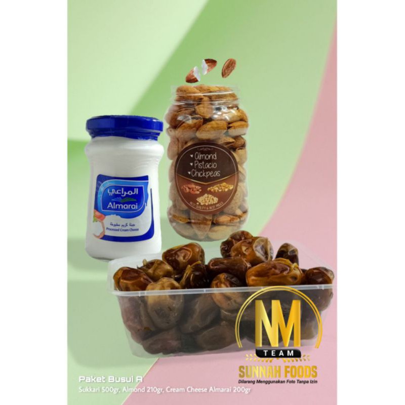 

paket hemat busui A #kurmasukkari #almond #creamcheseealmarai #creamchesee #kurma #busui
